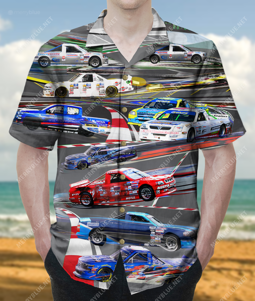 Amazing Pickup Truck Racing Unisex Hawaiian Shirt