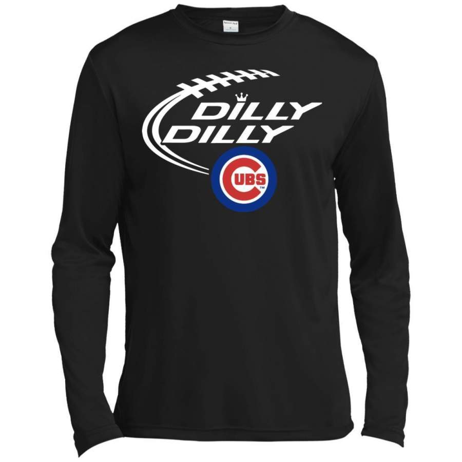 AGR Dilly Dilly Baseball Chicago Cubs Sport Premium Long Sleeve T-shirt