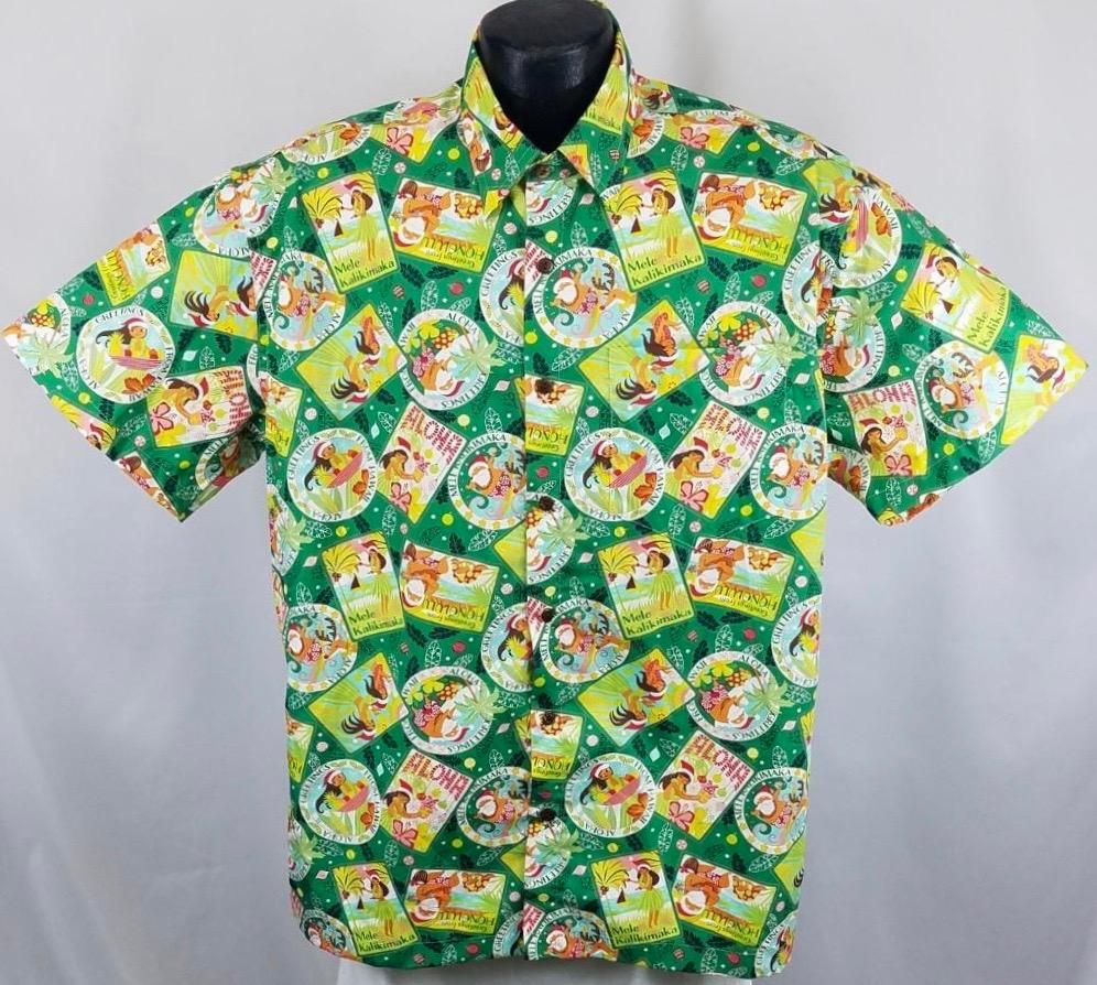 Aloha Christmas Green Awesome Design Hawaiian Shirt Dhc18063760