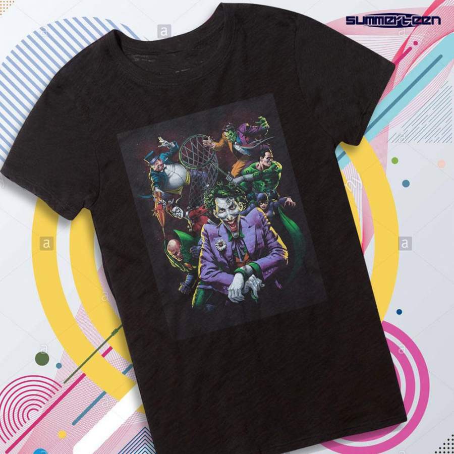 joker two face t shirt