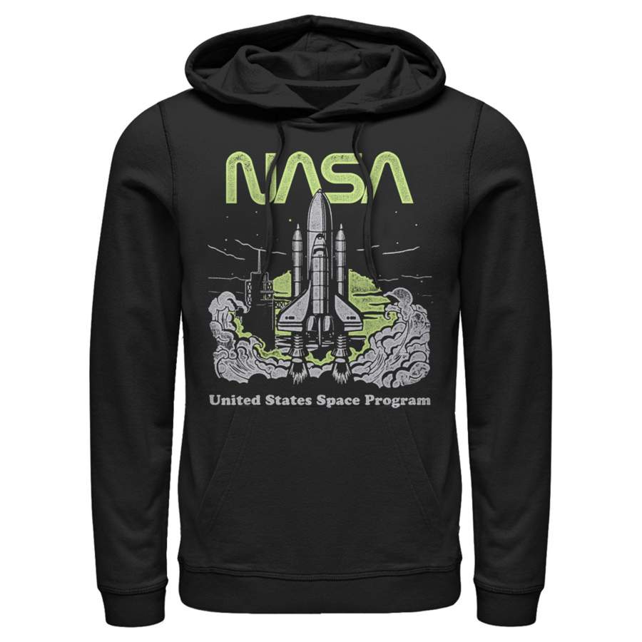 NASA Men’s United States Space Program Vintage Poster  Lightweight Hoodie