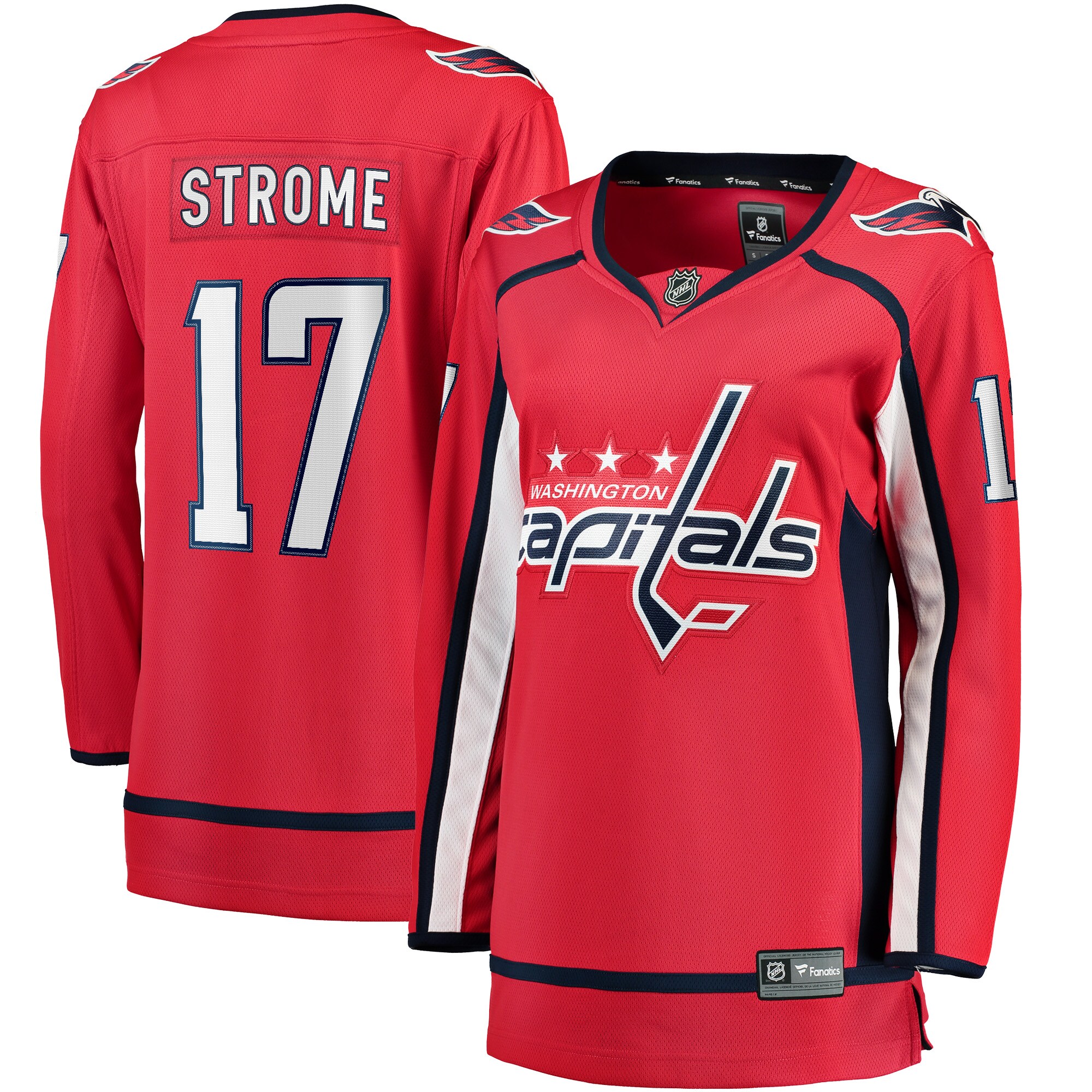 Dylan Strome Washington Capitals Branded Women's Home Breakaway Player Jersey – Red