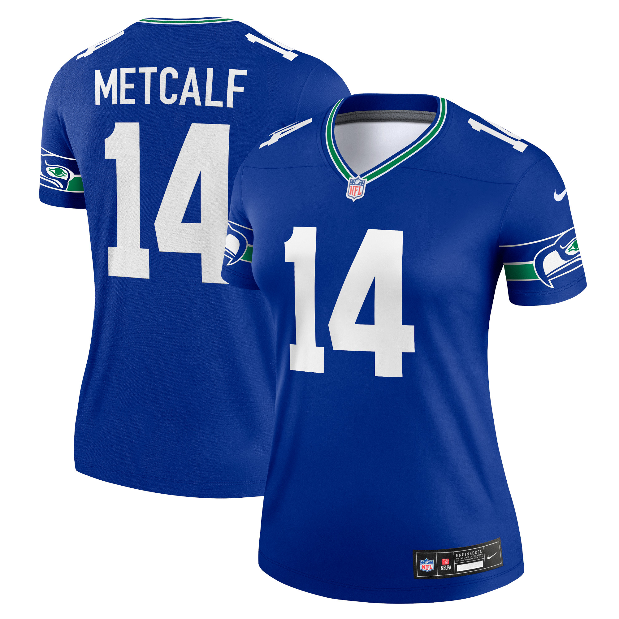 Women’s Seattle Seahawks DK Metcalf Royal Alternate Legend Jersey