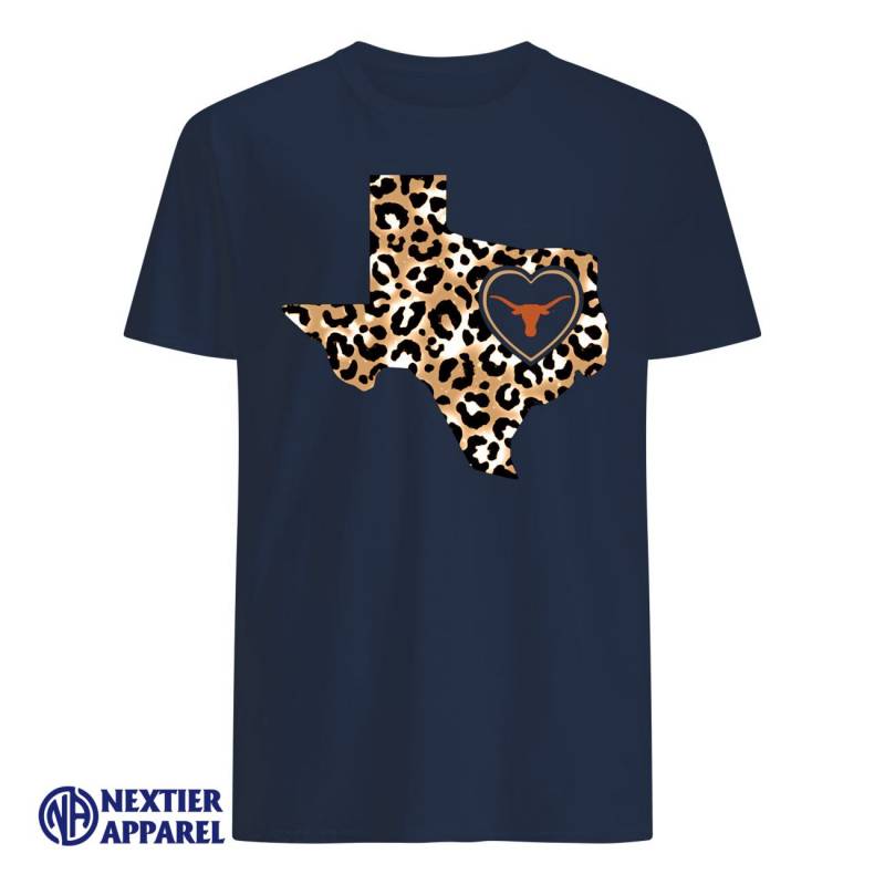 Texas Longhorns leopard layer shirt Classic Men’s T-Shirt