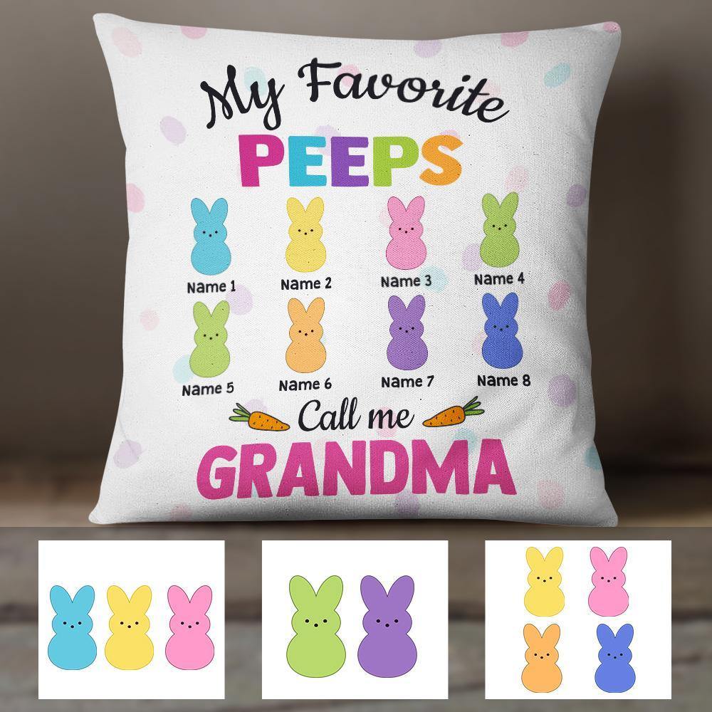 [Personalized Name] Grandma Easter Bunny Pillow Sofa, Throw Pillow Covers