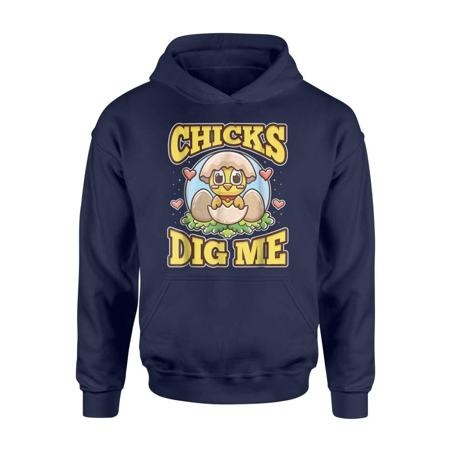 Easter Chick Magnet Easter Egg For Kids Hoodie