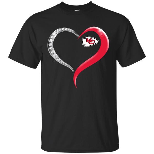 Top selling Kansas City Chiefs in Diamond Heart Shirt