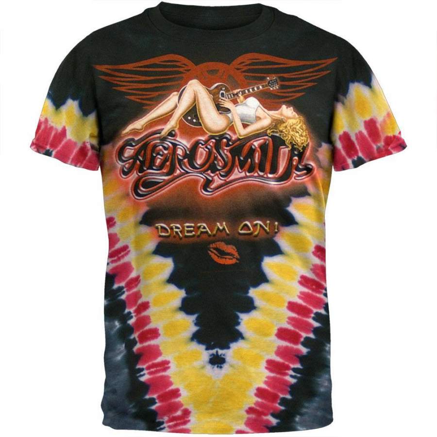 Aerosmith – Dream On Tie Dye T-Shirt