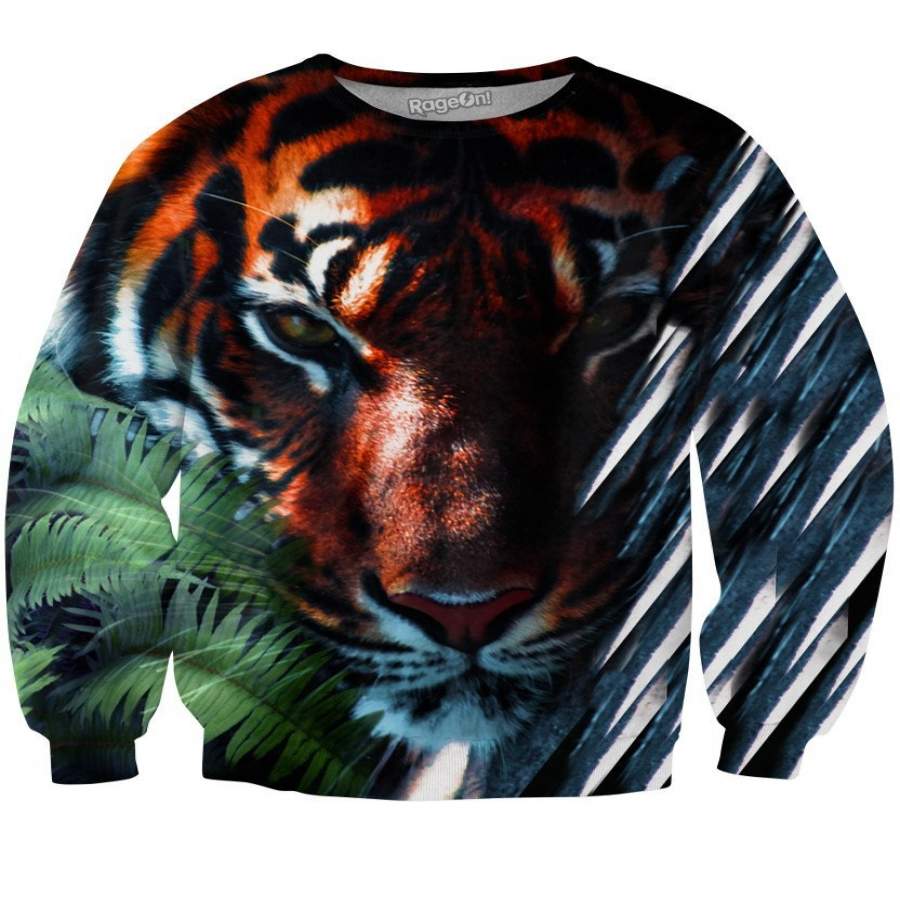 Tiger Rain Crewneck Sweatshirt