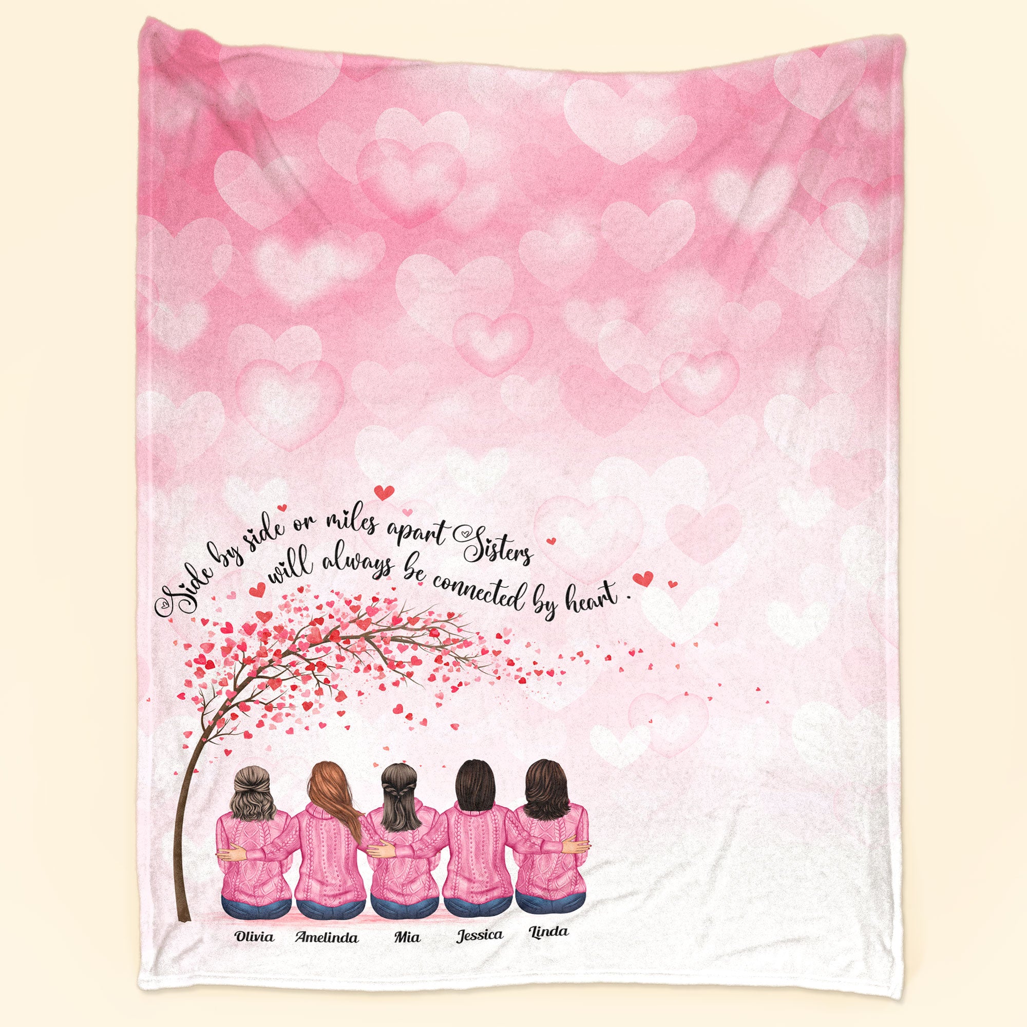 Life Is Better With Sisters – Personalized Blanket