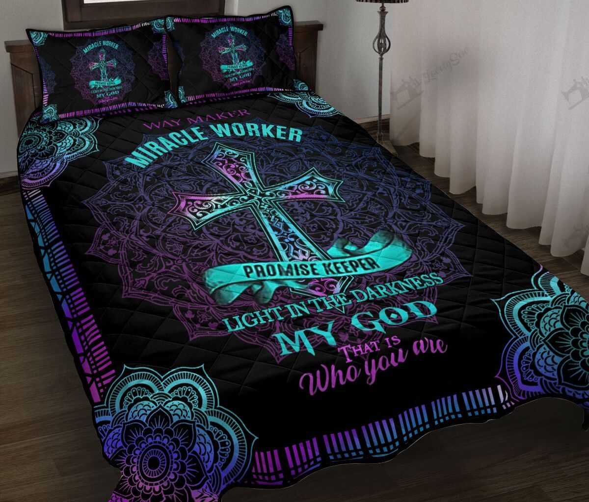 Way Maker Miracle Worker Quilt Bed Set & Quilt Blanket