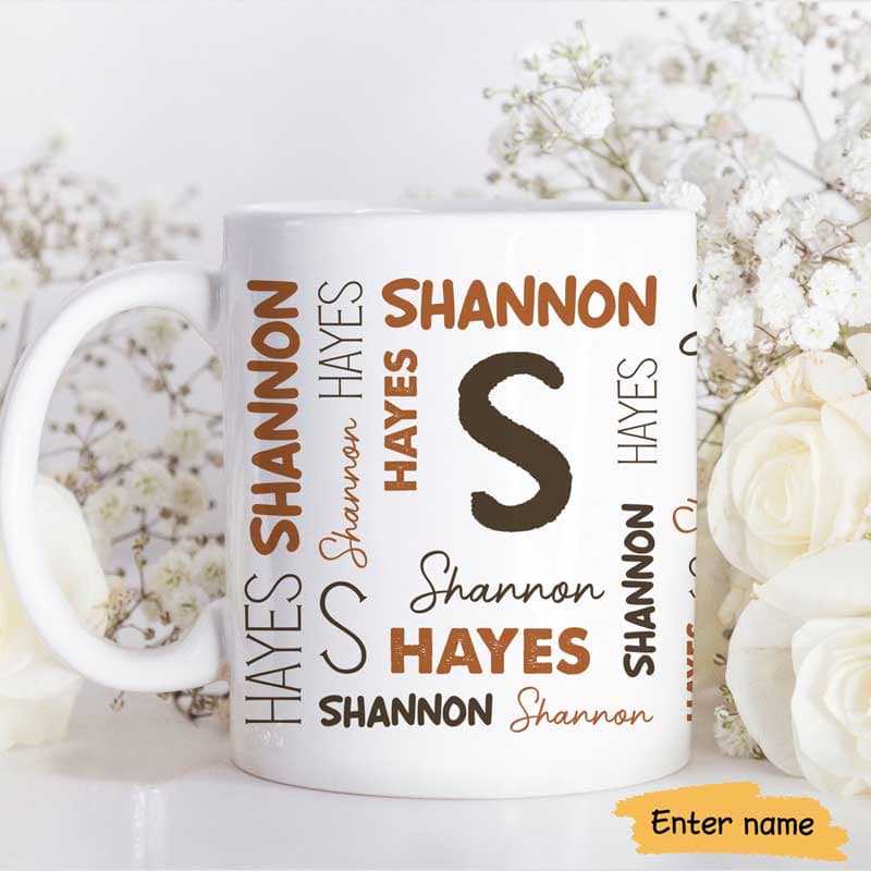 Notable Name Family Gift For Mom Dad Besties Couple Sibling Personalized Coffee Mug