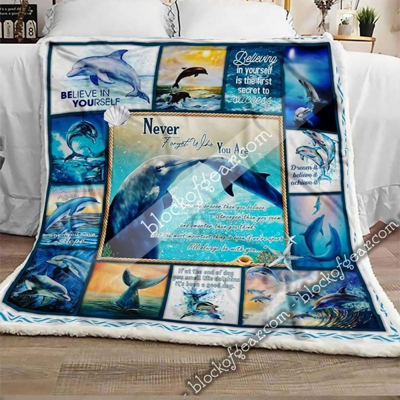 Dolphin Funny NTTH011298 Quilt