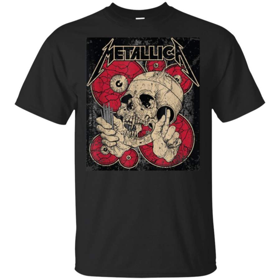 We All Love Metallica-Skull Blackened Fire T-shirt 2019