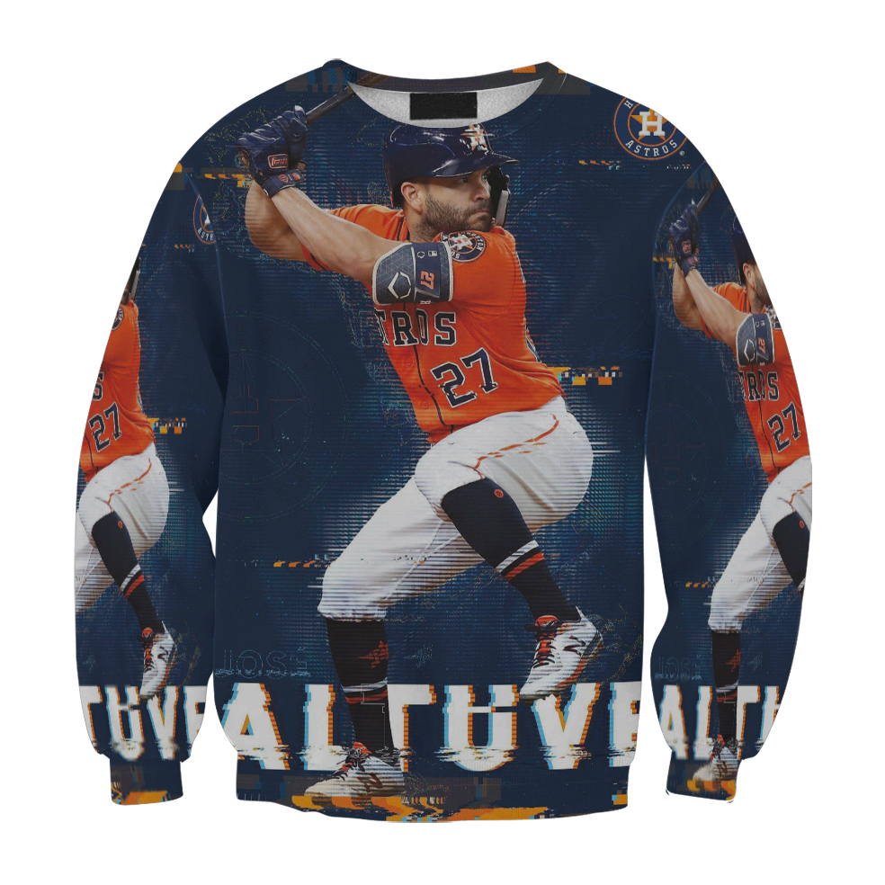 Houston Astros Jose Altuve 27 V6 Gift For Fan 3D Full Printing Sweatshirt