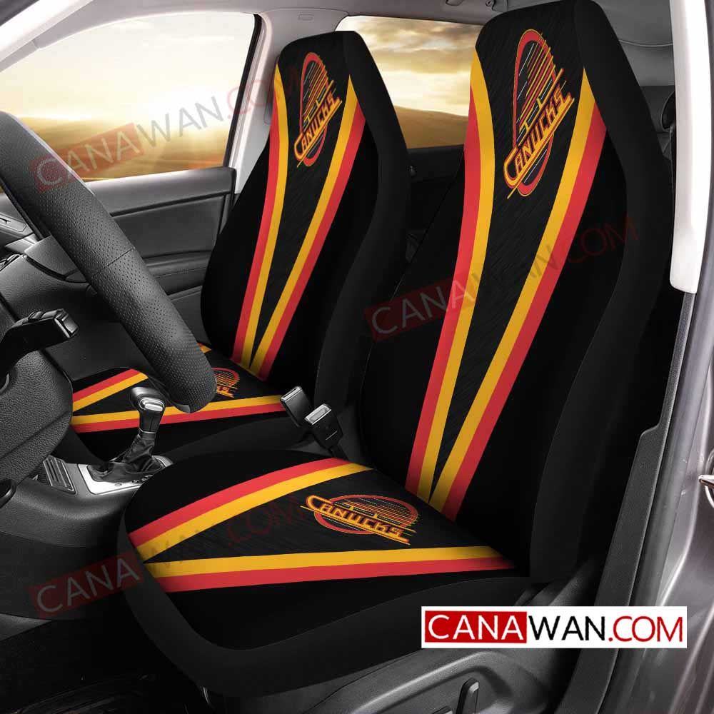 Vancouver Canucks Logo Art Style68 3D Customized Personalized Car Seat Cover