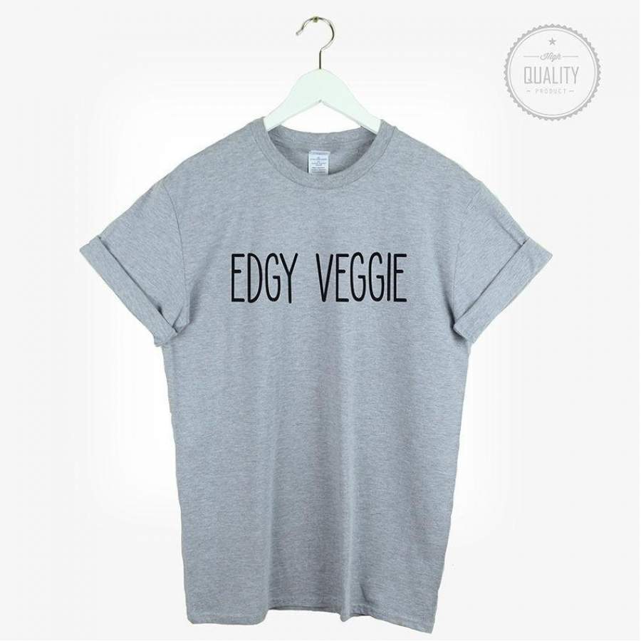 Vegan T Shirt Top Kale Plants Are Friends Edgy Veggie Vegetarian Vogue Hipster More Size And Colors-B071