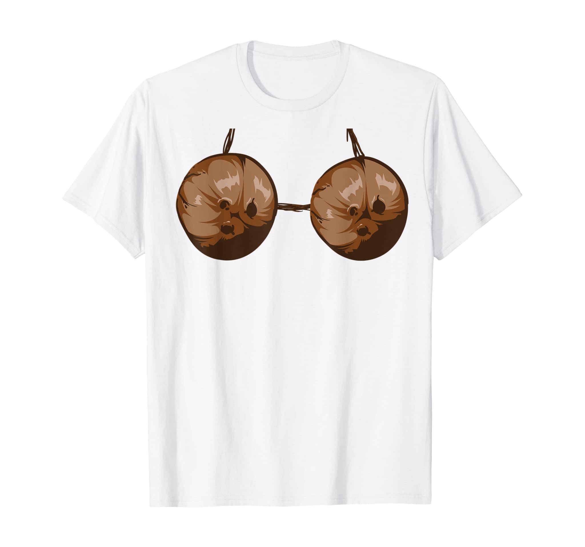 Summer Coconut Bra Halloween Costume Shirt Funny Outfit Gift T-Shirt