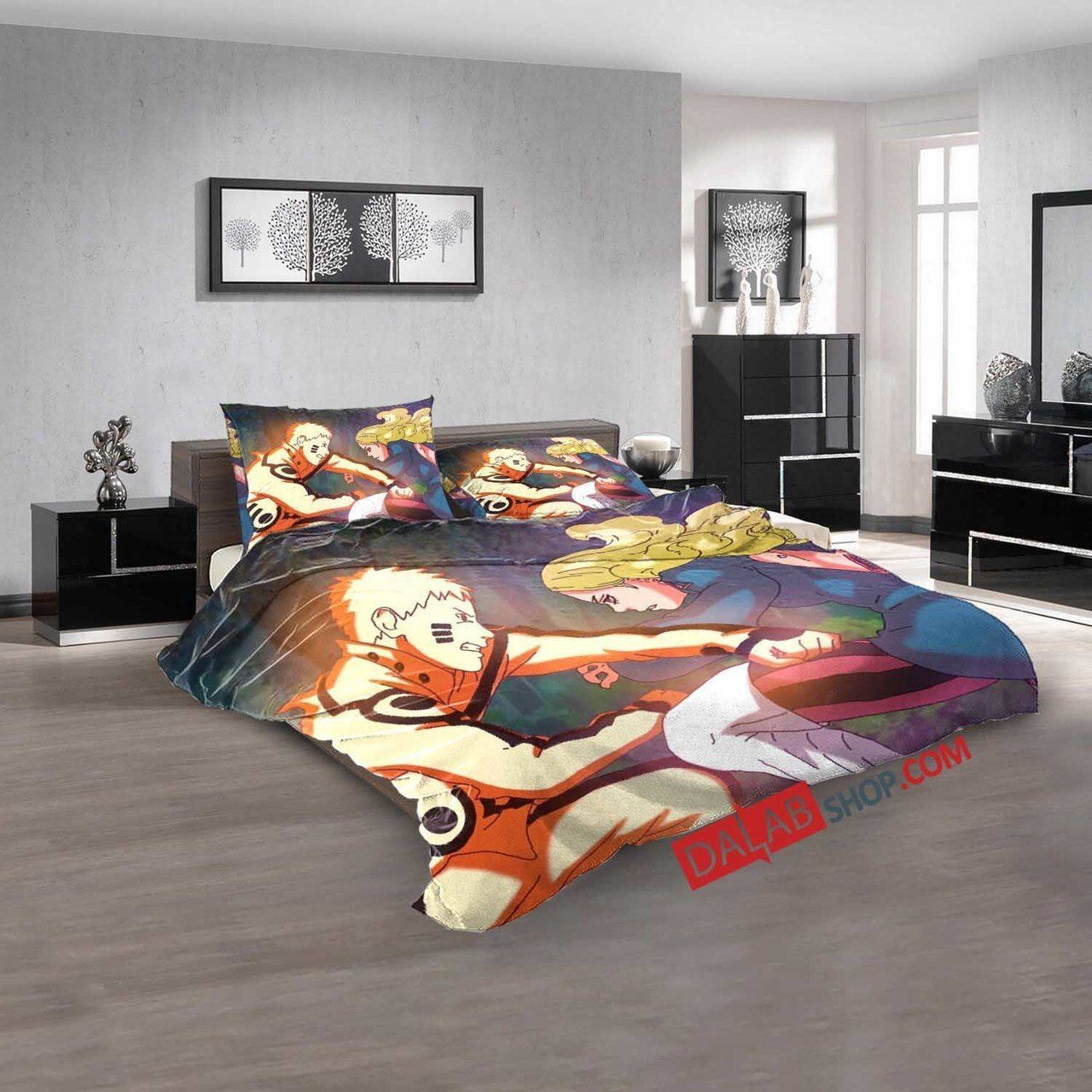 Anime Naruto Boruto V 3D Customized Duvet Cover Bedroom Sets Bedding Sets