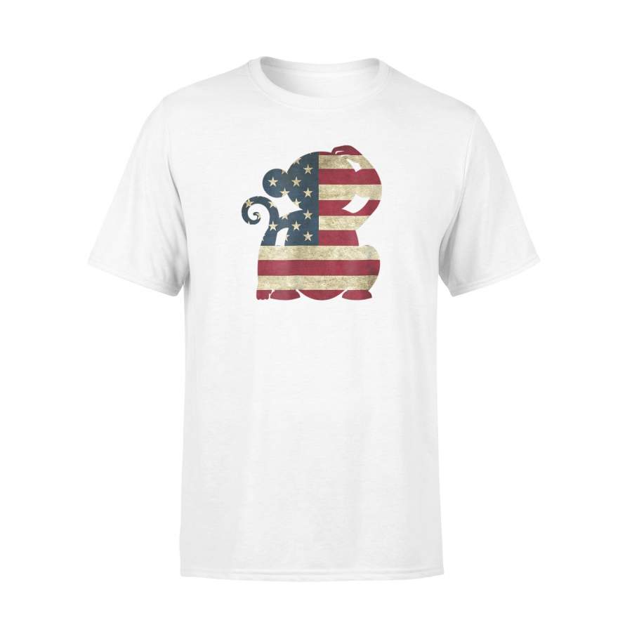 American Flag Monkey – Cute Animal Lovers Gift T-Shirt