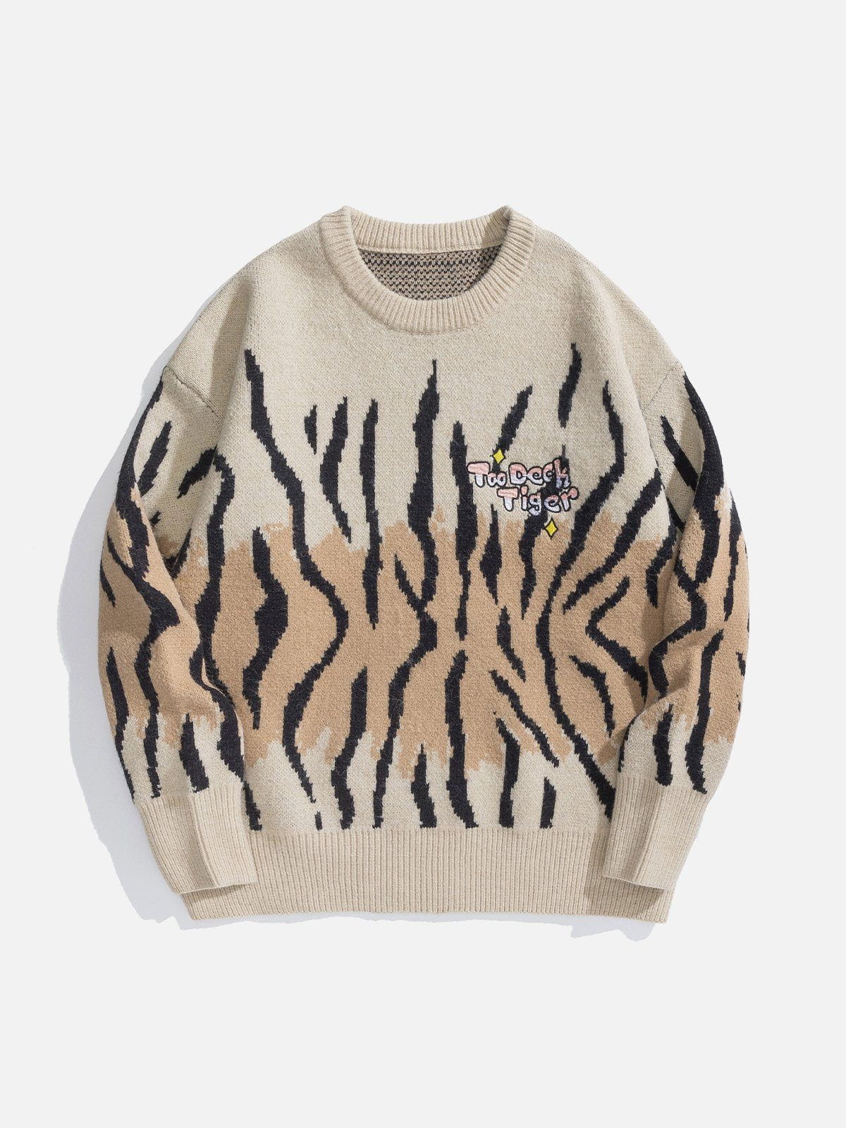 Talishko™ – Zebra Pattern Knit Sweater