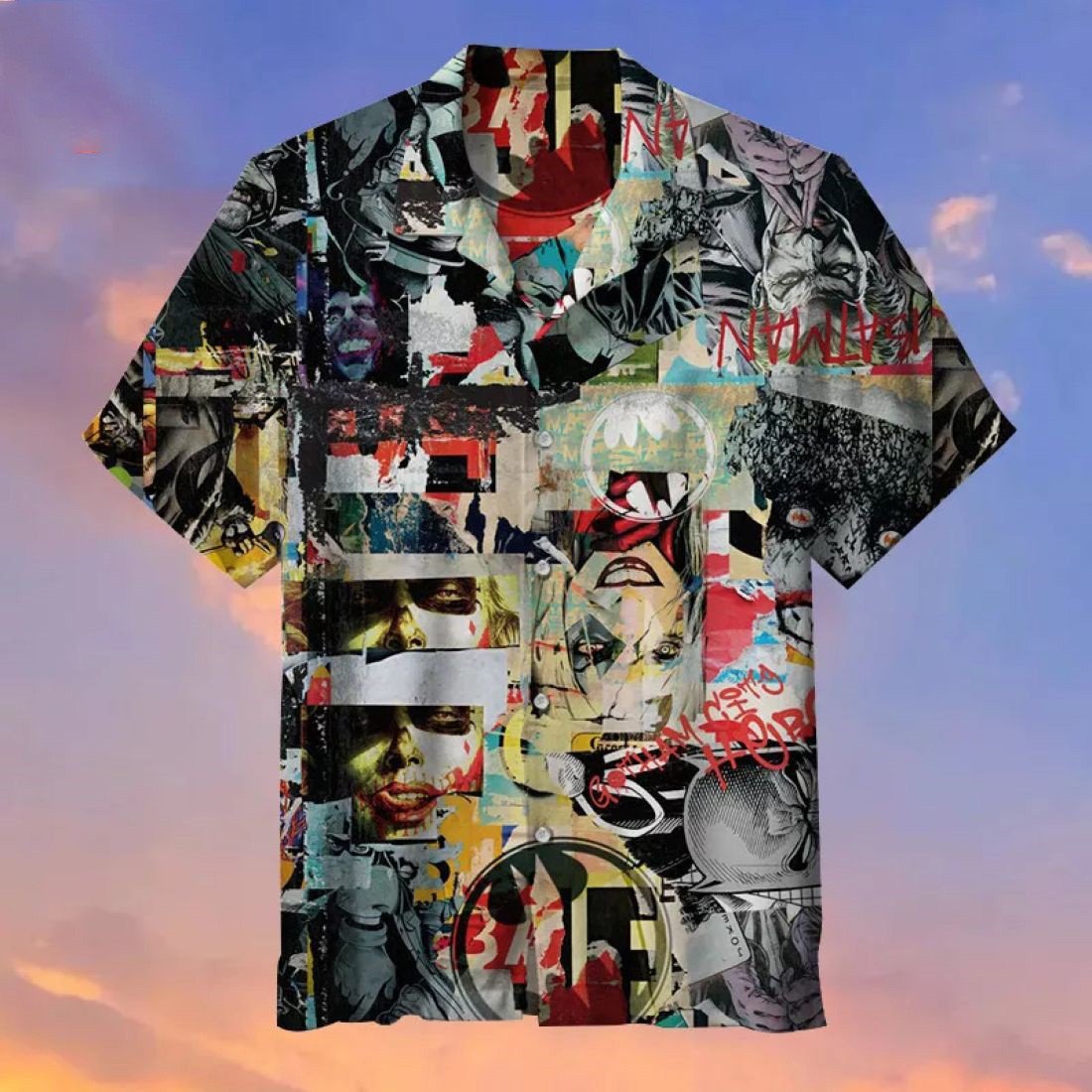 Joker Harley Quinn All Over Print Hawaii Shirt Ha40783