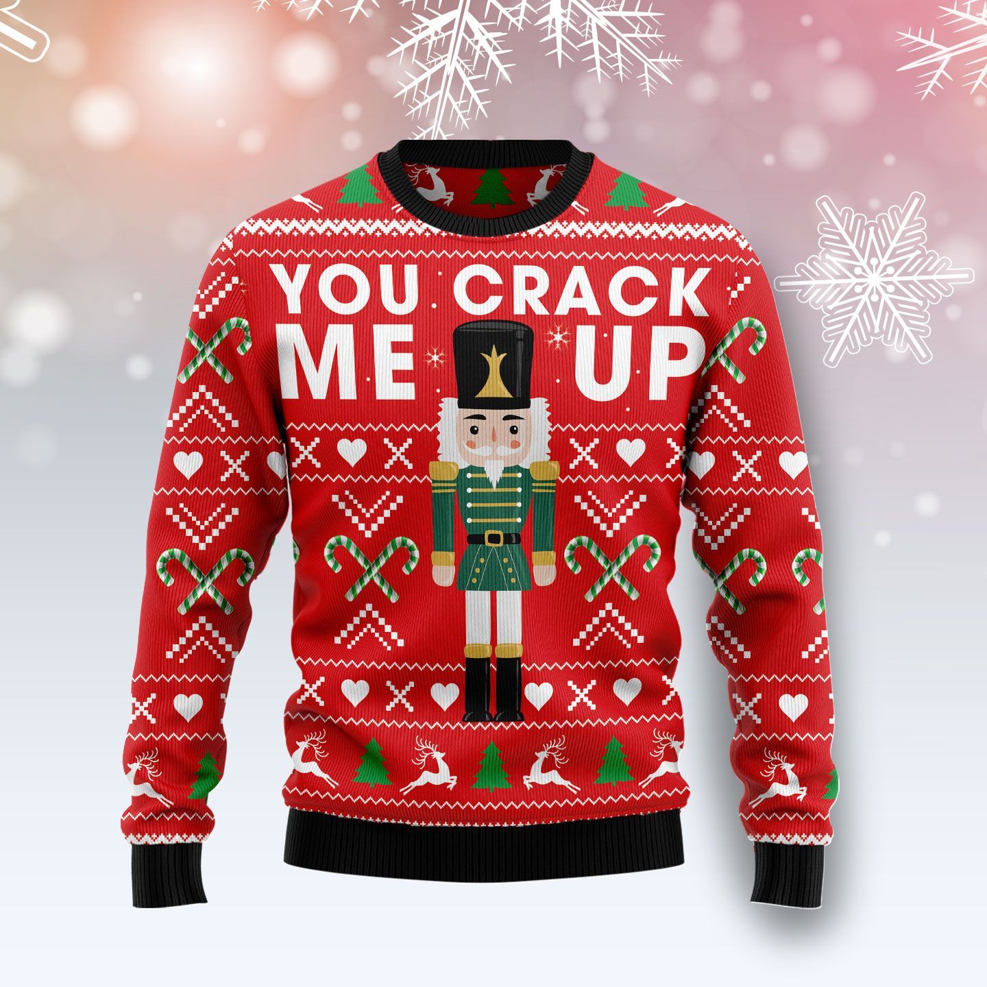 Awesome Nutcracker Ugly Christmas Sweater | For Men & Women | Adult | Us5284