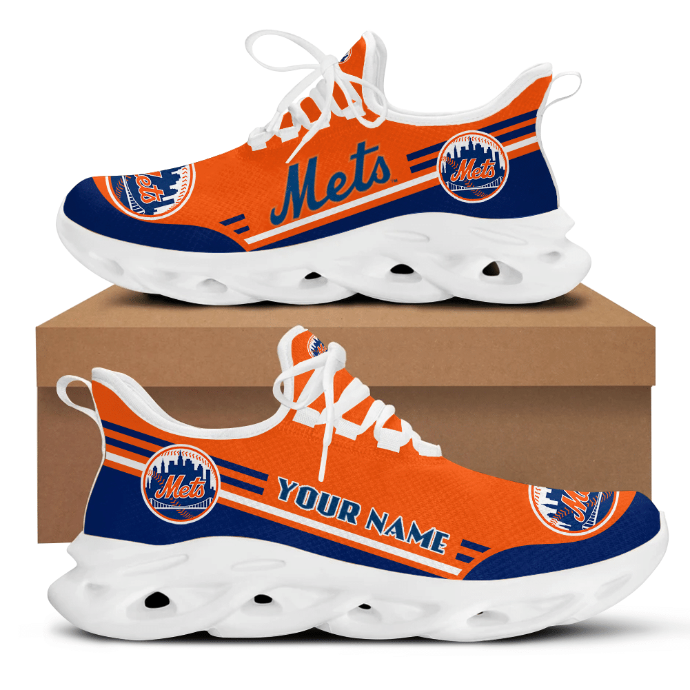 New York Mets Custom Name Ow Shoes - V3