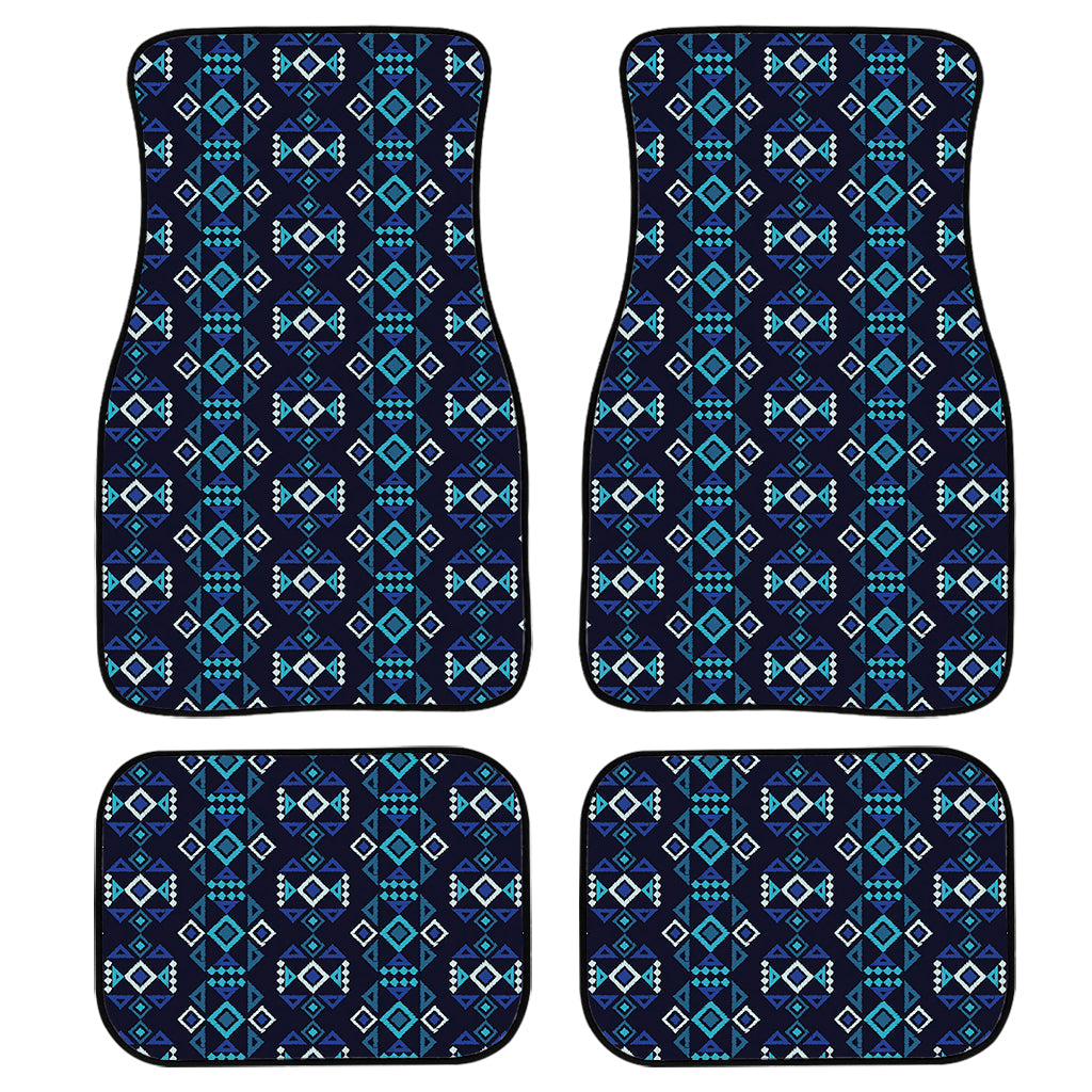 Native Ethnic Pattern Print Front And Back Car Floor Mats, Front Car Mat