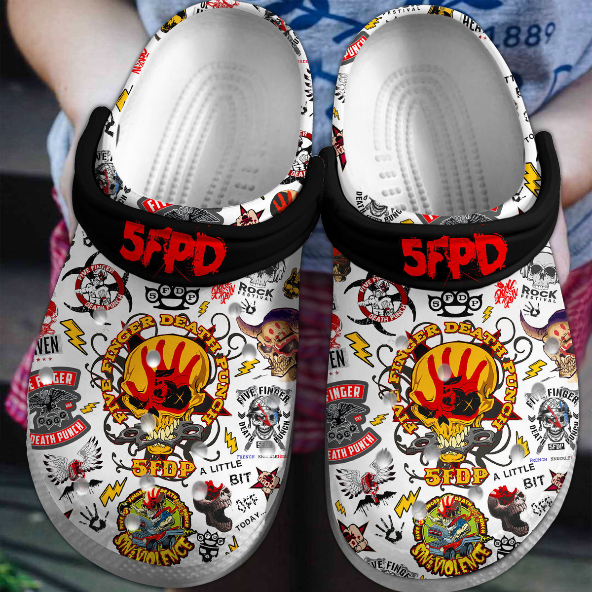 Five Finger Death Punch Crocss Clogs For Men Women And Kid Twz4H50R