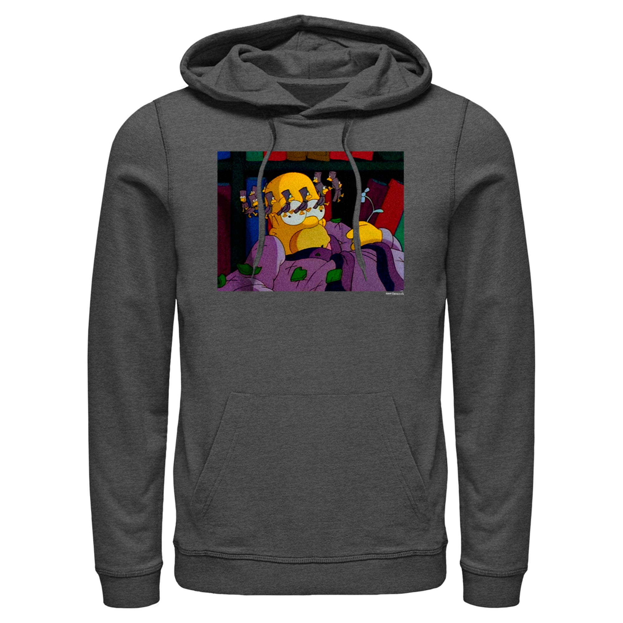 Men’S The Simpsons Homer Seeing Stars Pull Over Hoodie