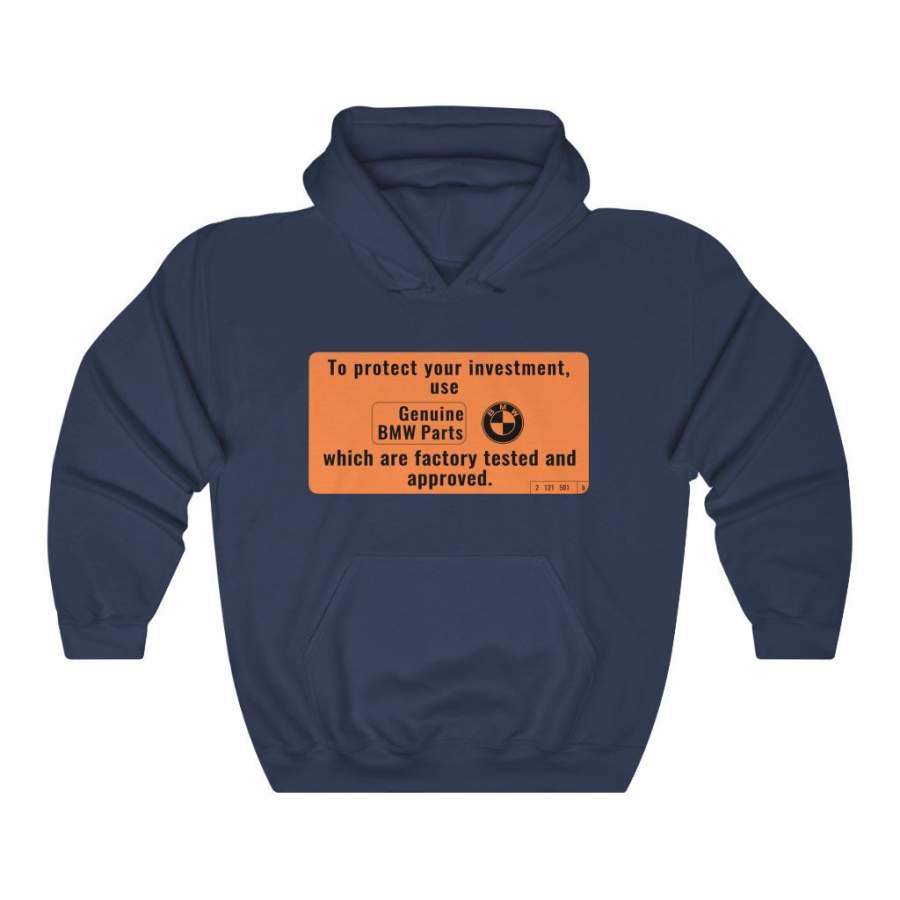 BMW Awesome Warning Label Hoodie