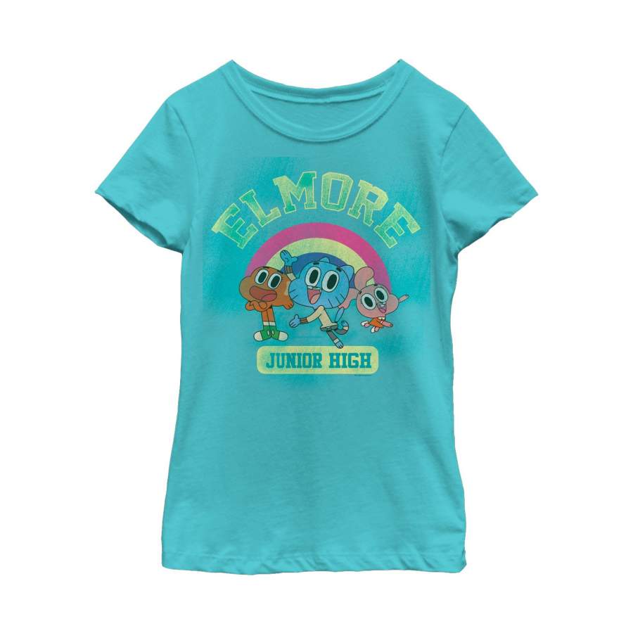 The Amazing World of Gumball Girl’s Elmore Junior High  T-Shirt