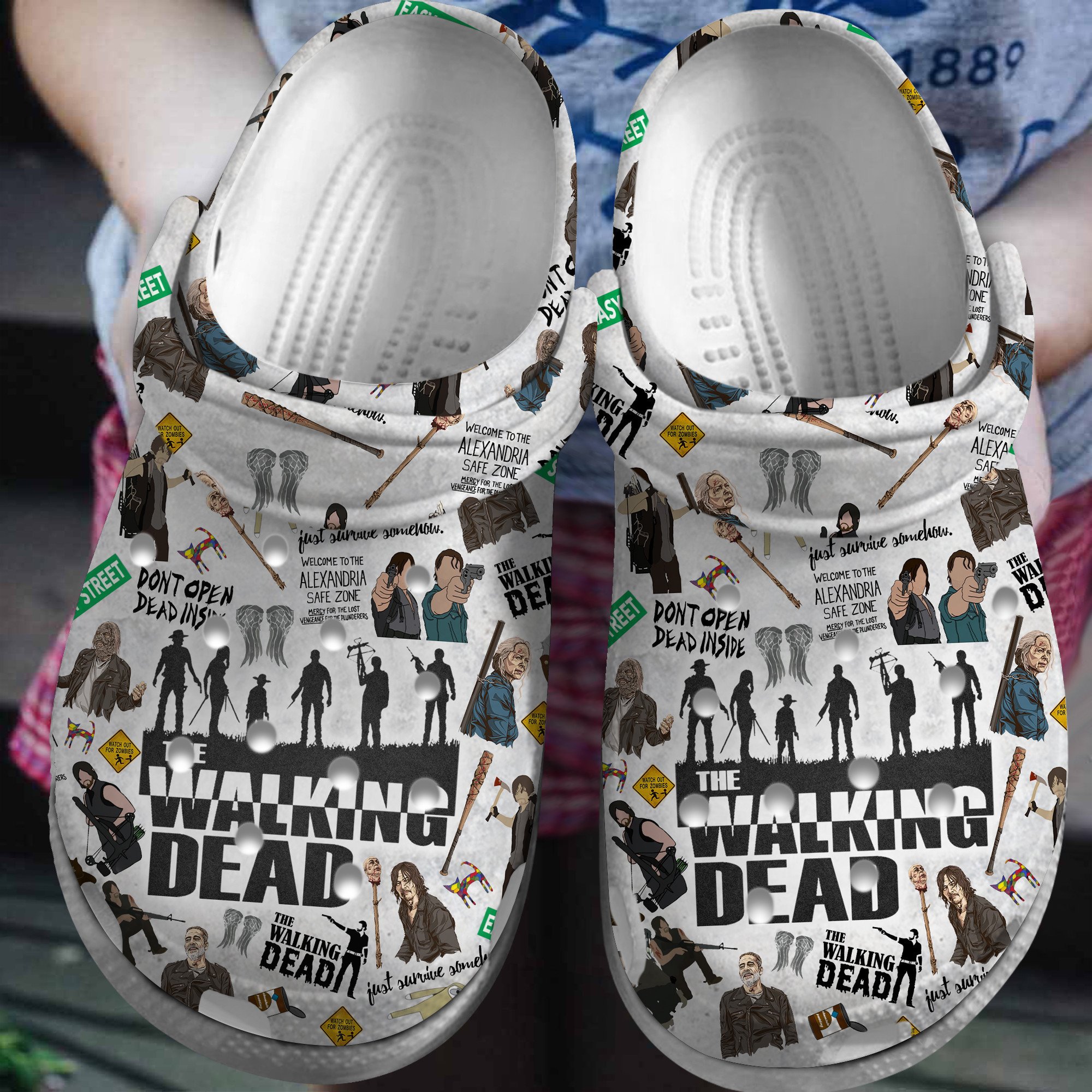 The Walking Dead Tv Series Crocss Clogs For Men Women And Kid Ttp2405767354