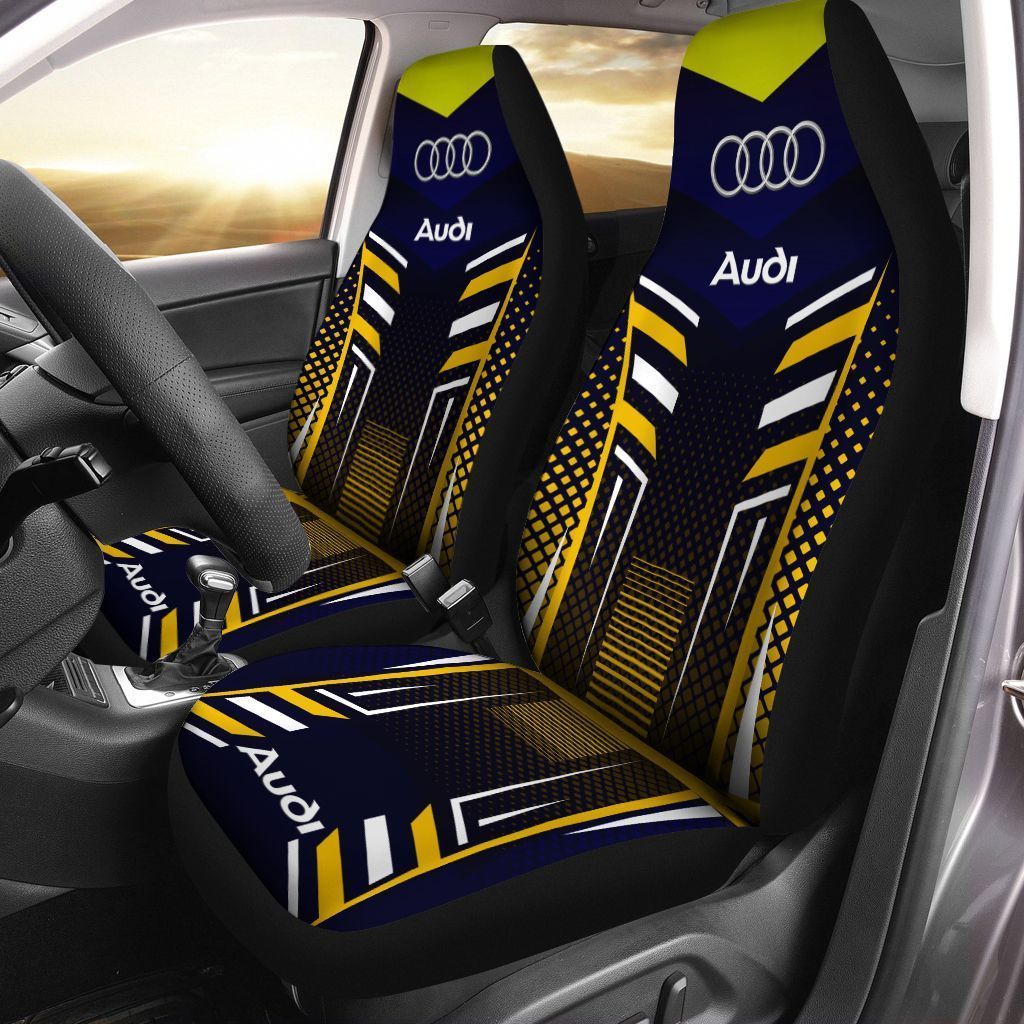 Audi AN-HT Car Seat Cover (Set of 2) Ver 1 (Yellow)