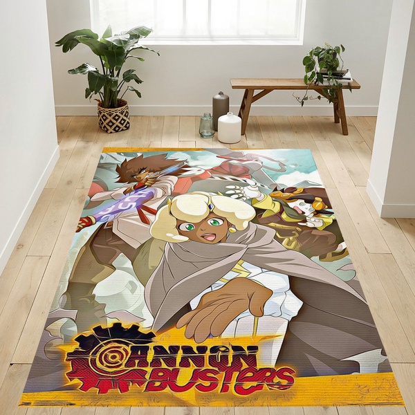 Cannon Busters Secondary Key Art Area Rug For Gift Bedroom Rug Home Decor Floor Decor