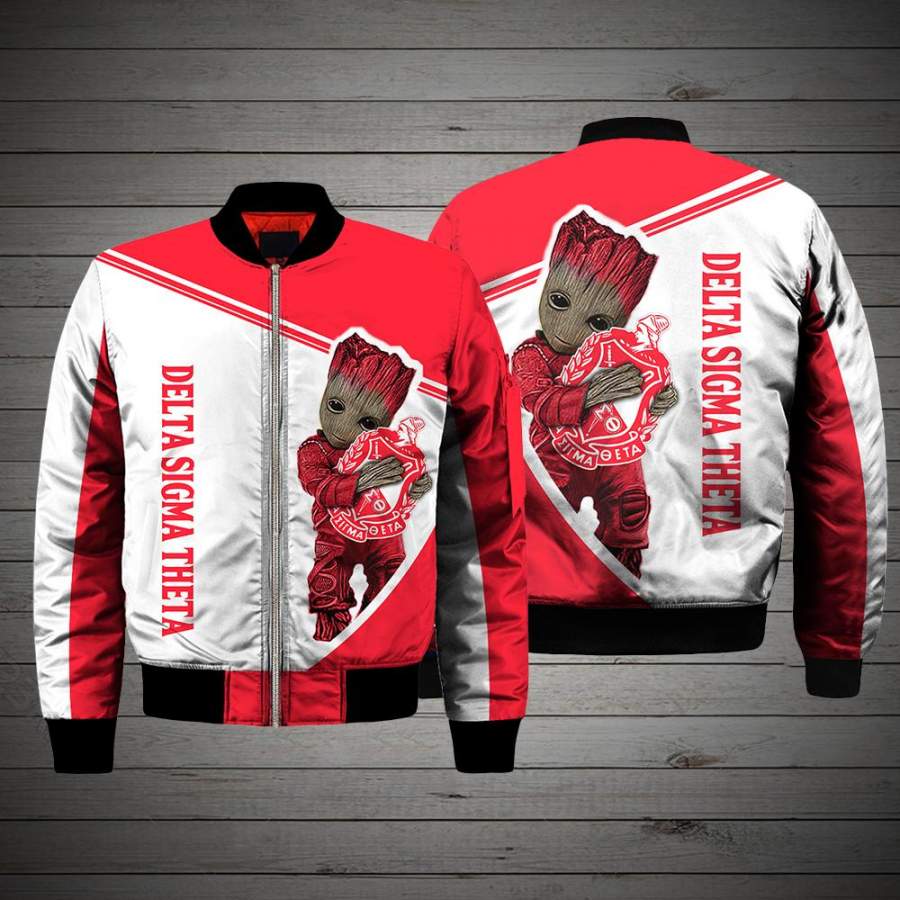 3D ALL OVER DELTA SIGMA THETA BOMBER JACKET 8112019