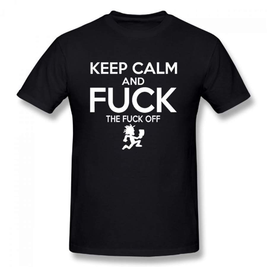 Hatchetman Icp Keep Calm Summer Basic Casual Short Cotton T-Shirt