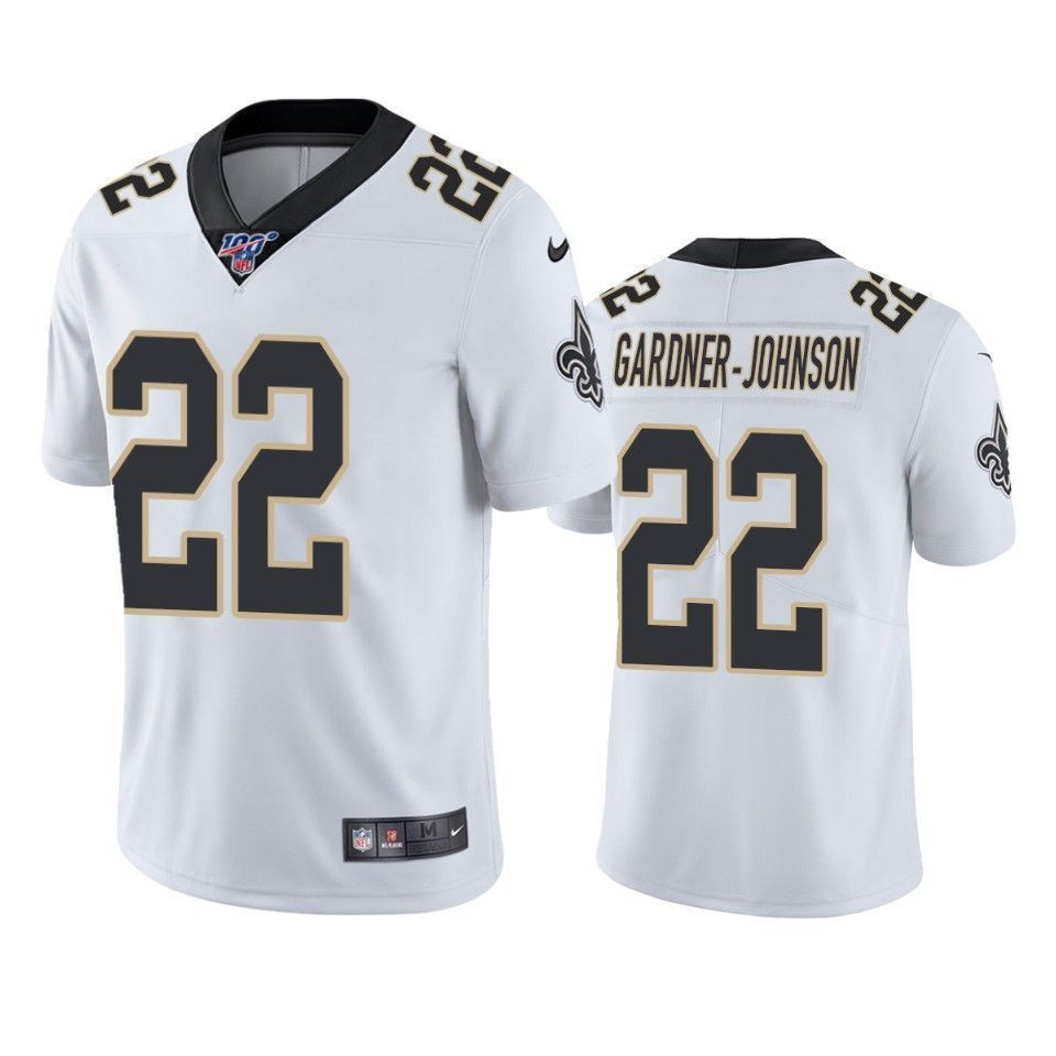 New Orleans Saints Chauncey Gardner Johnson White 100Th Season Vapor Limited 3D Jersey