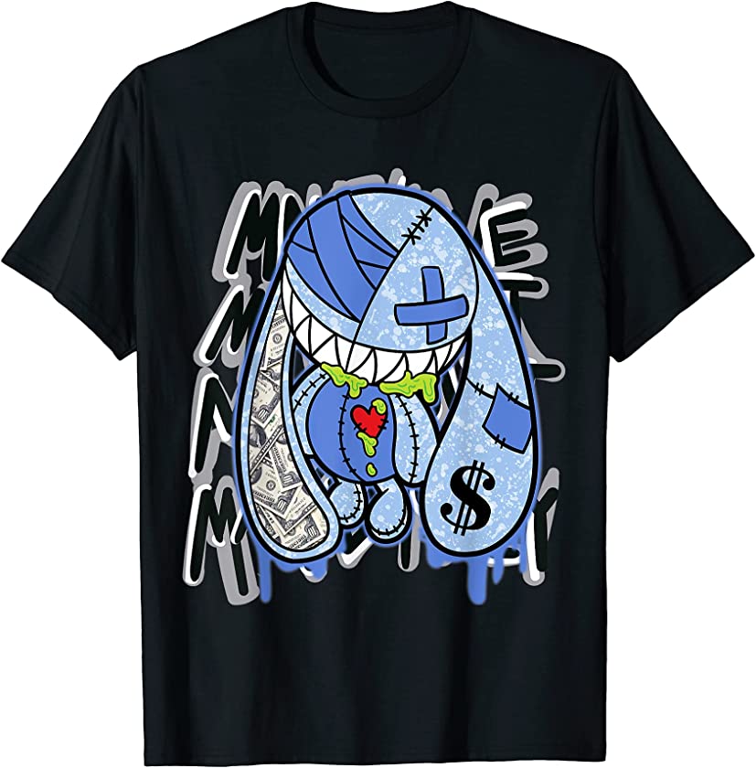 Mens Money Bunny Graphic Tee Match Retro 1 Hyper Royal T-Shirt