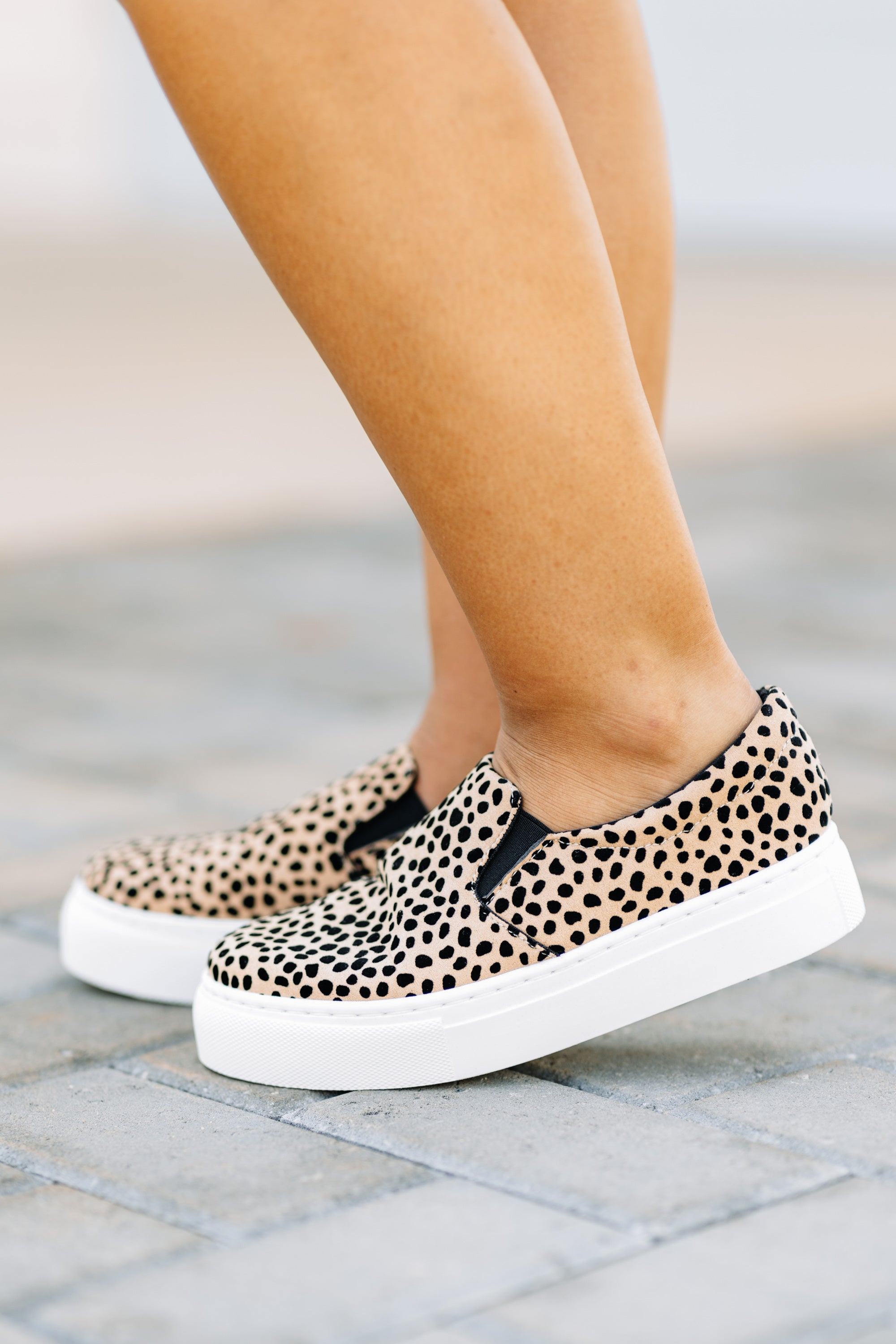 The Wanderer Brown Leopard Platform Sneakers