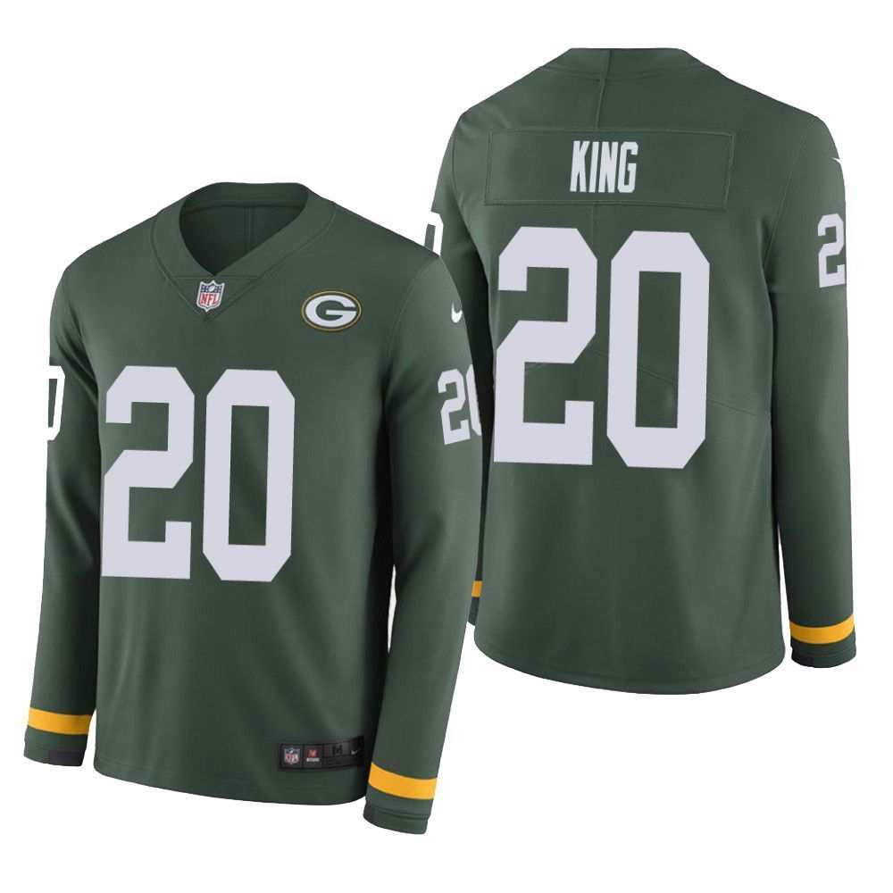 Green Bay Packers Kevin King Therma Long Sleeve Mens Jersey Green