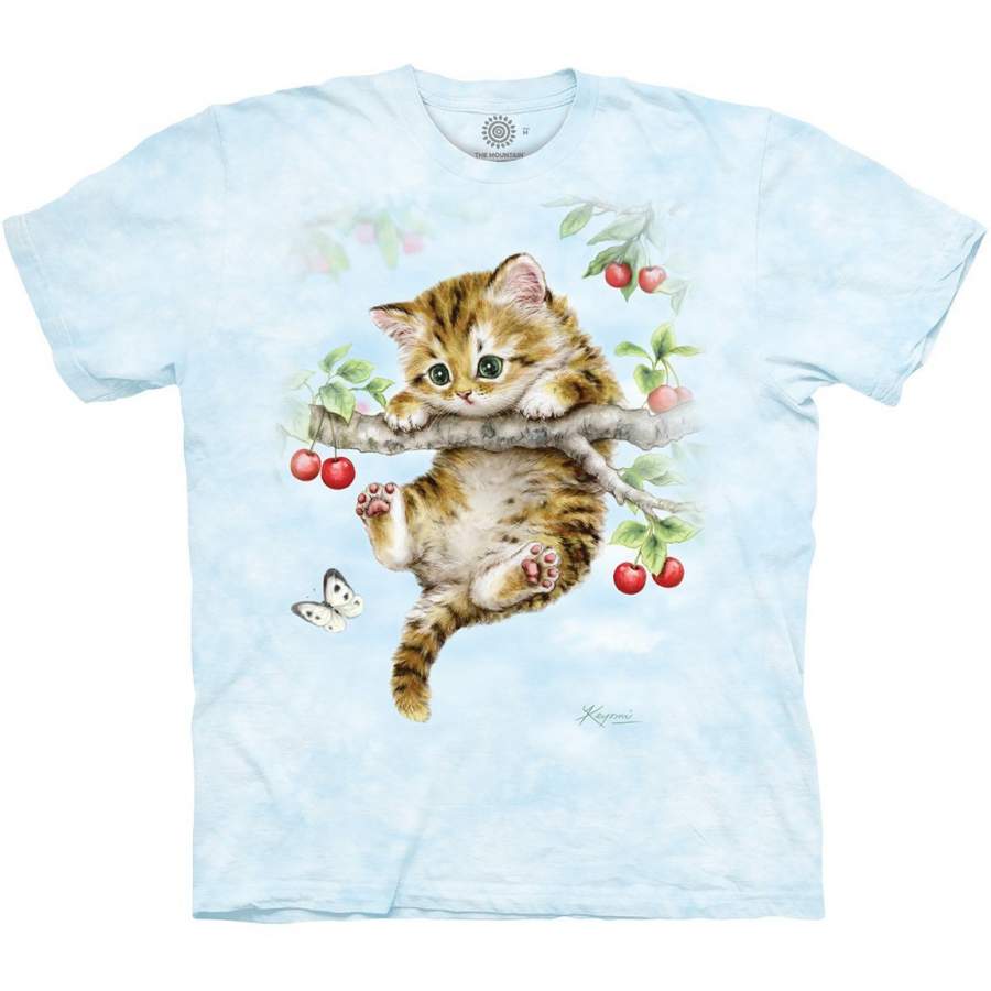 Cherry Kitten – Adult Unisex T-Shirt