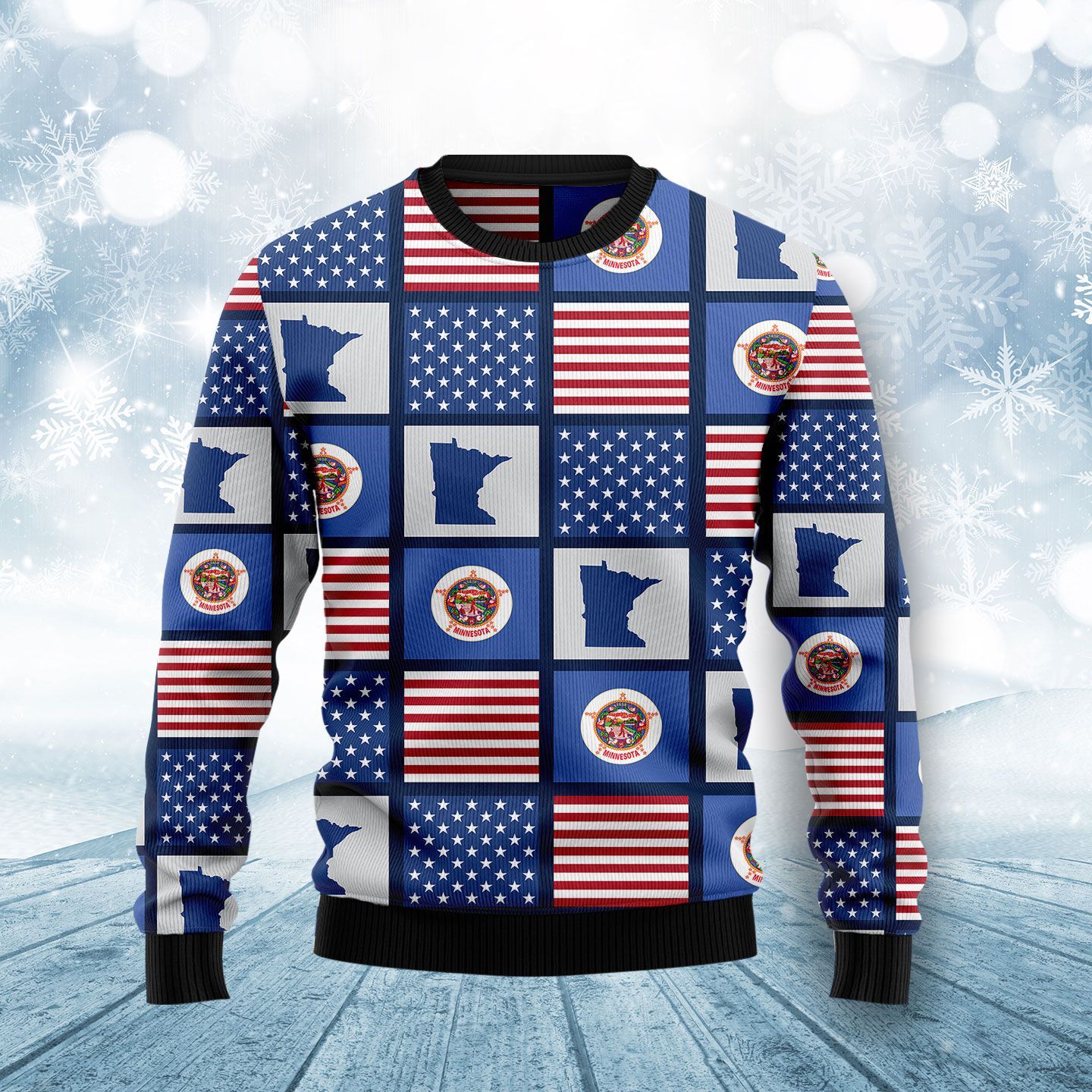 Amazing Minnesota Ugly Christmas Sweater | For Men & Women | Adult | Us5280