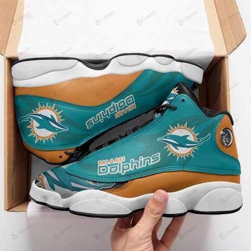 Miami Dolphins Air Jd13 Air Jordan 13 Sneakers 254