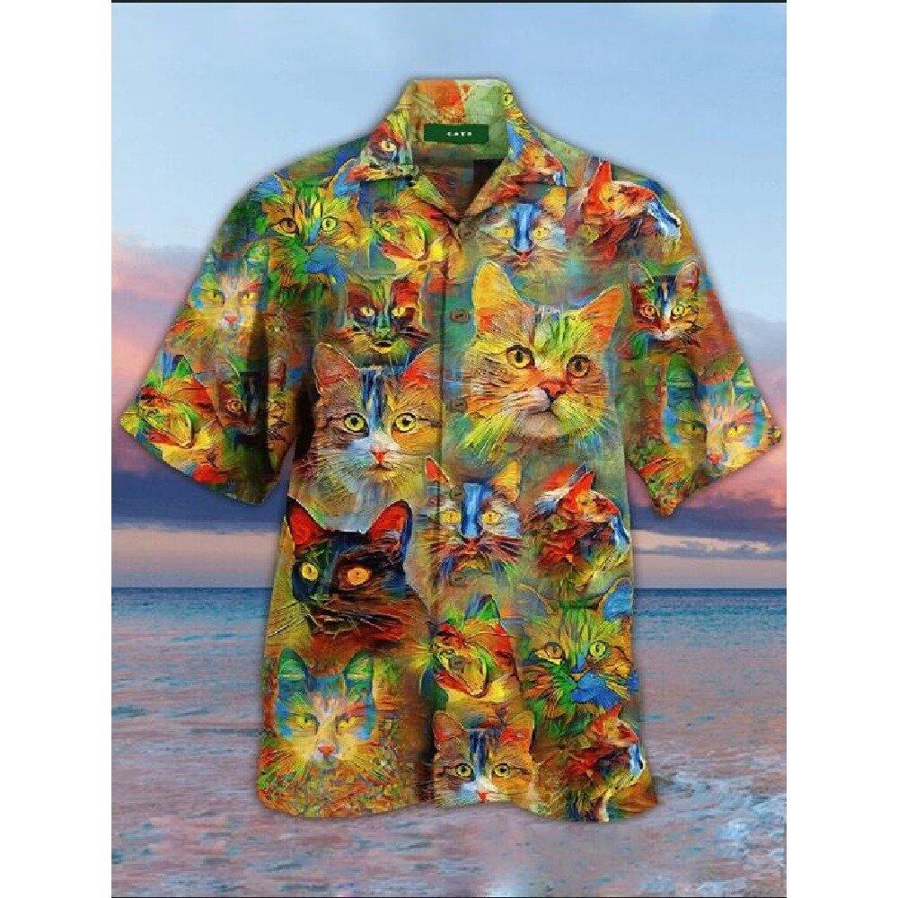 Cat Hawaii Shirt For Men Women Adult Ha48057