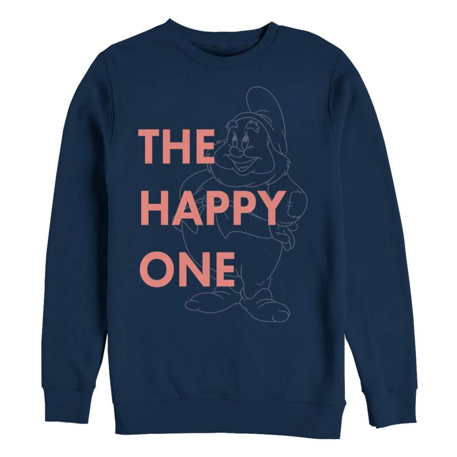 Snow White and the Seven Dwarves Men’s Happy One  Sweatshirt