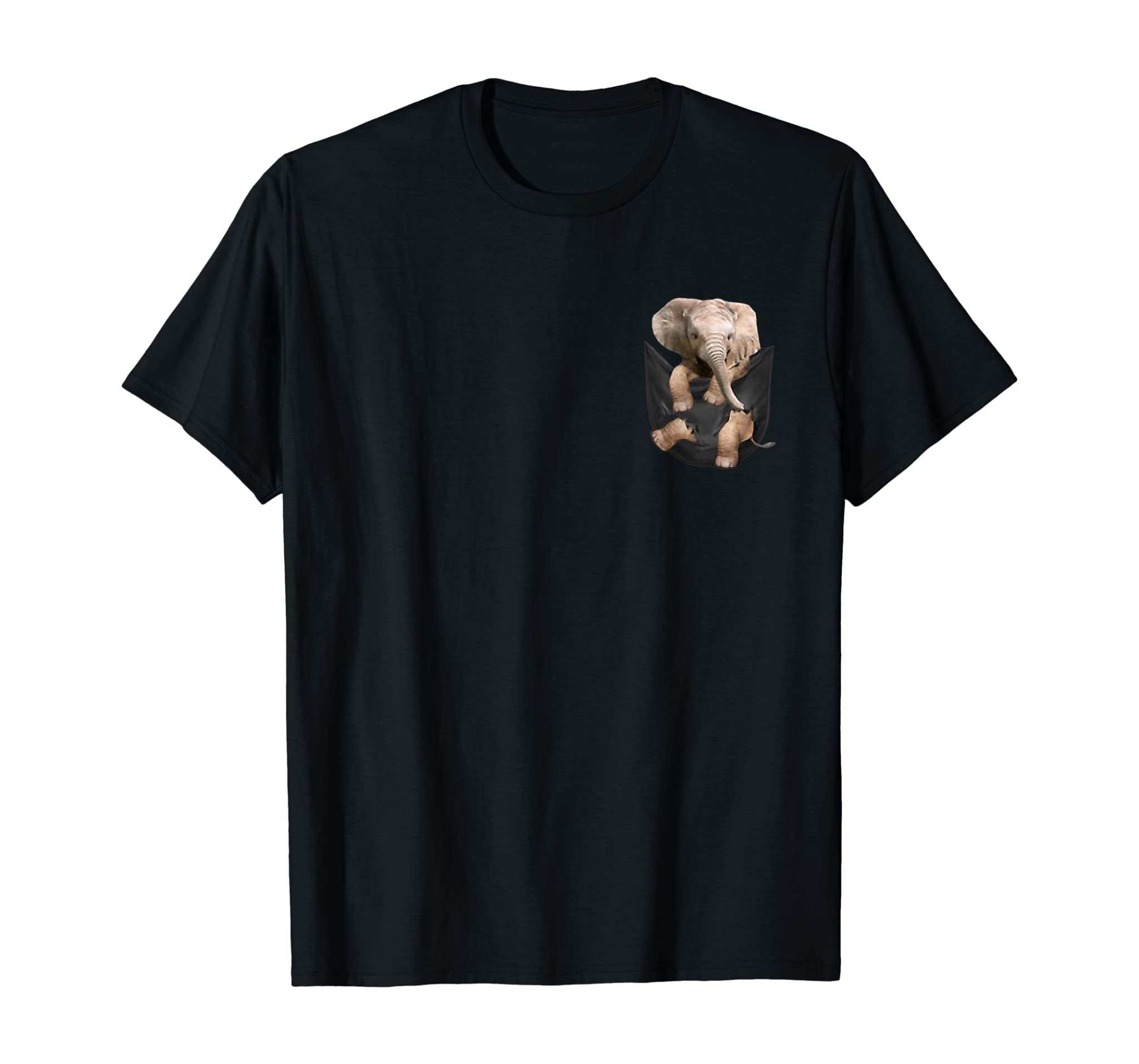 Elephant In Pocket T Shirt Funny Elephant Lover Gifts