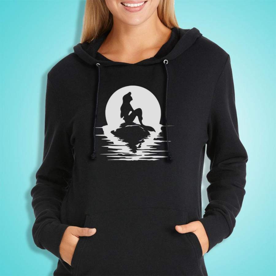 Ariel Little Mermaid Waiting Eric Women’S Hoodie