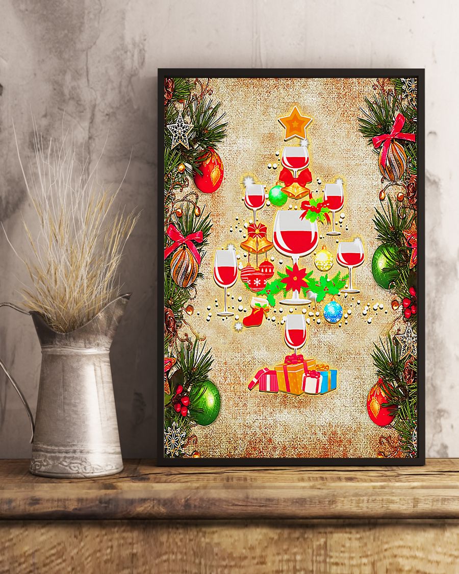 Professions Poster – Bartender Merry Xmas Vertical Canvas And Poster | Wall Decor Visual Art